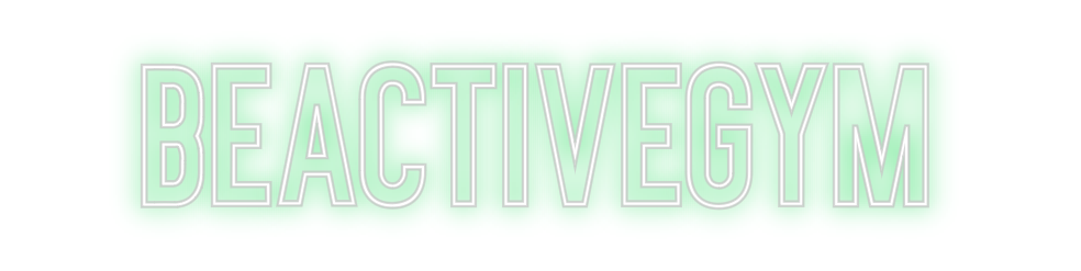 Neon personalizado: BeActiveGym