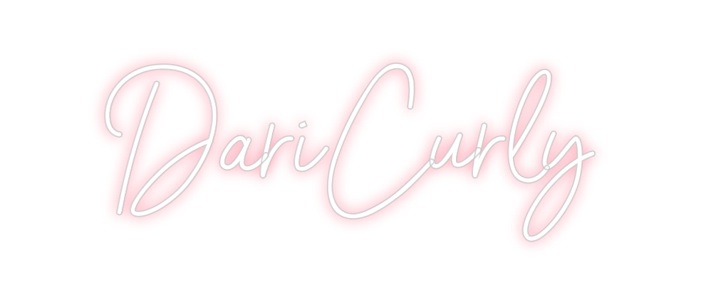 Neon personalizado: DariCurly