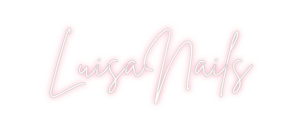Neon personalizado: LuisaNails