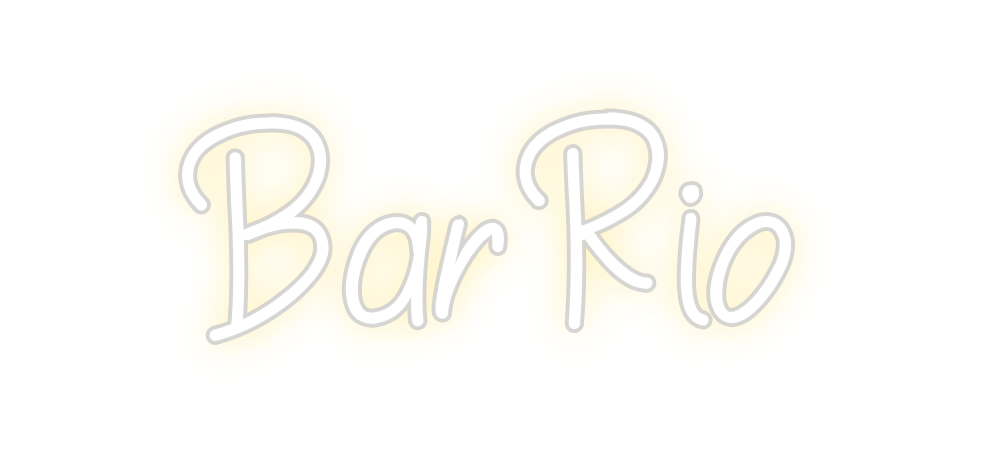 Neon personalizado: BarRio