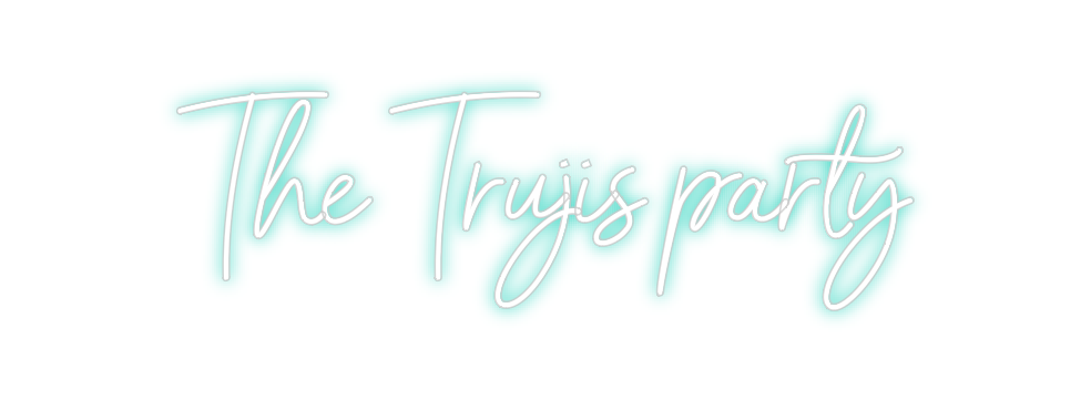 Neon personalizado: The Trujis pa...