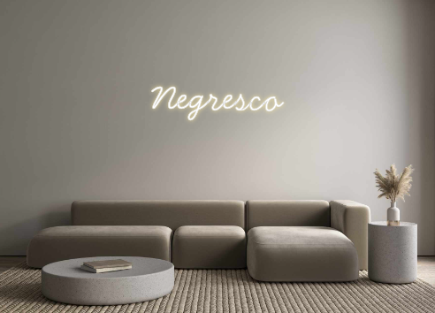 Neon personalizado: Negresco