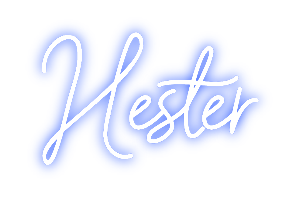 Neon personalizado: Hester