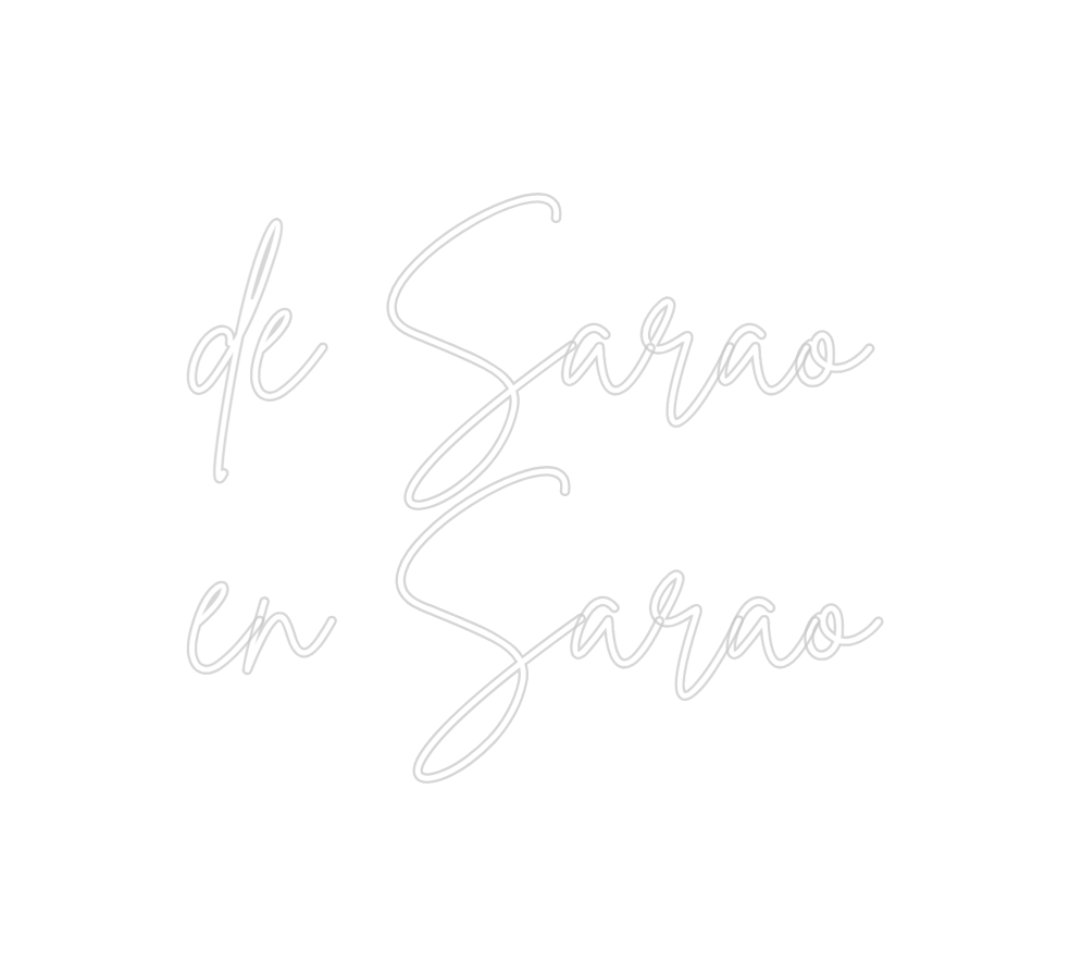 Neon personalizado: de Sarao
en ...
