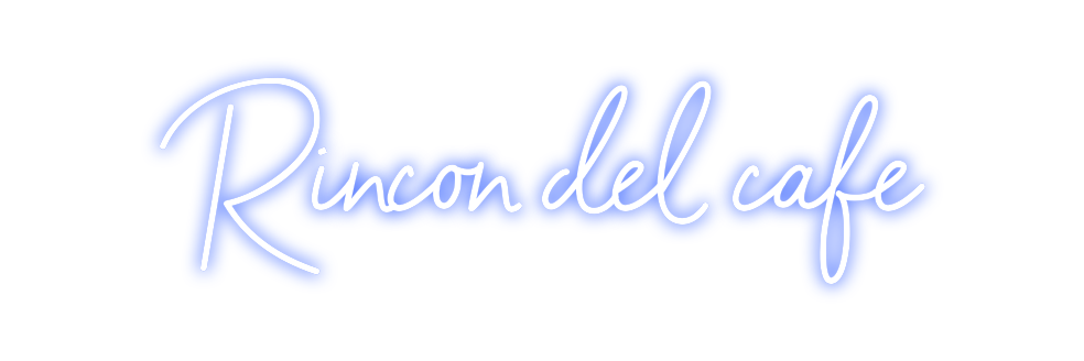 Neon personalizado: Rincón del café