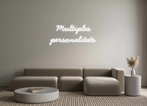 Neon personalizado: Multiples
pe...