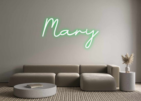 Neon personalizado: Mary