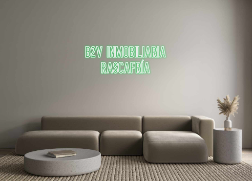 Neon personalizado: B2V Inmobilia...