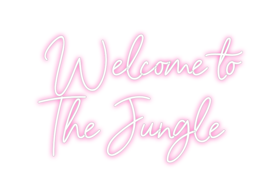 Neon personalizado: Welcome to
T...