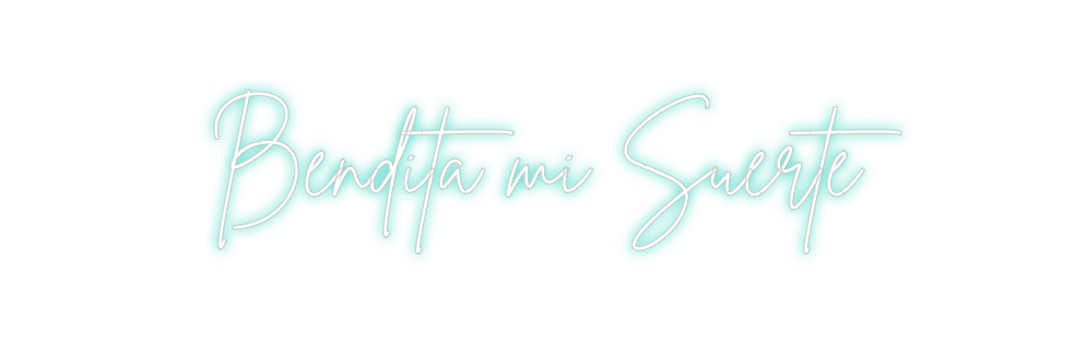 Neon personalizado: Bendita mi Su...