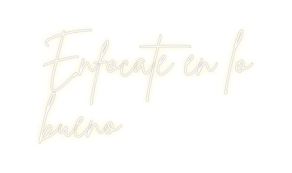 Neon personalizado: Enfocate en l...