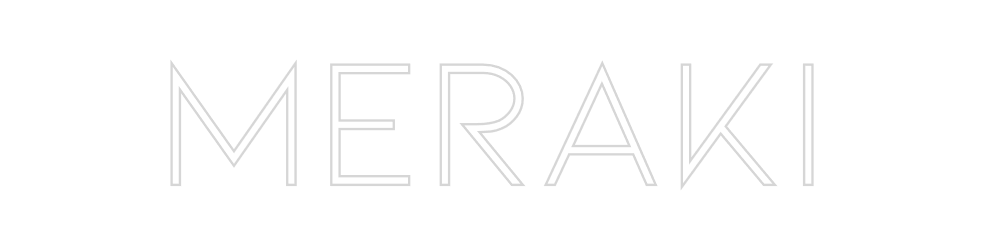 Neon personalizado: MERAKI