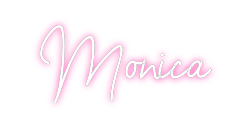 Neon personalizado: Monica