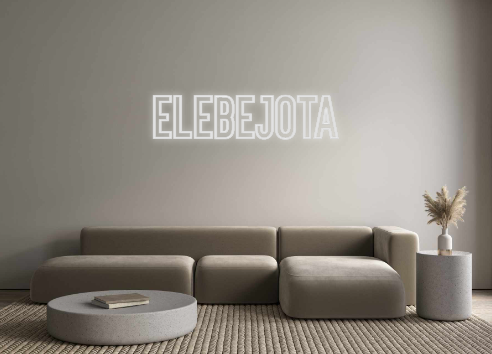 Neon personalizado: Elebejota