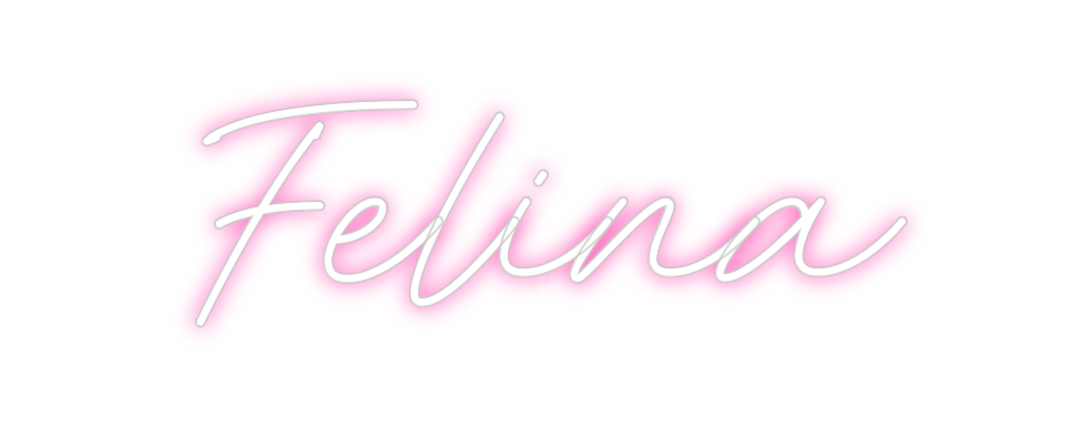 Neon personalizado: Felina