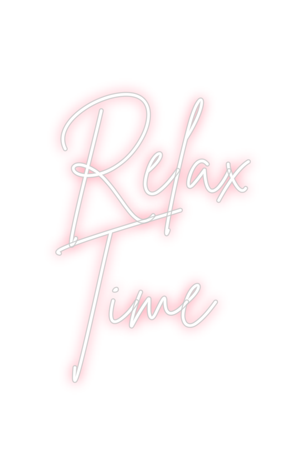 Neon personalizado: Relax
Time