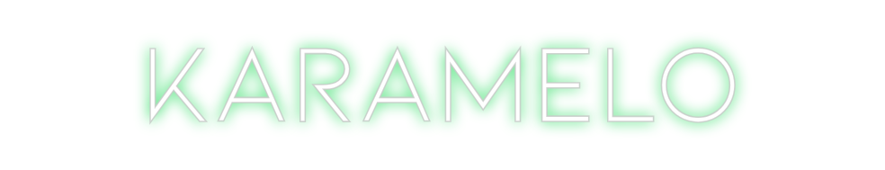 Neon personalizado: KARAMELO