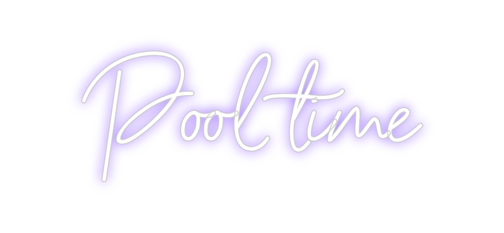 Neon personalizado: Pool time