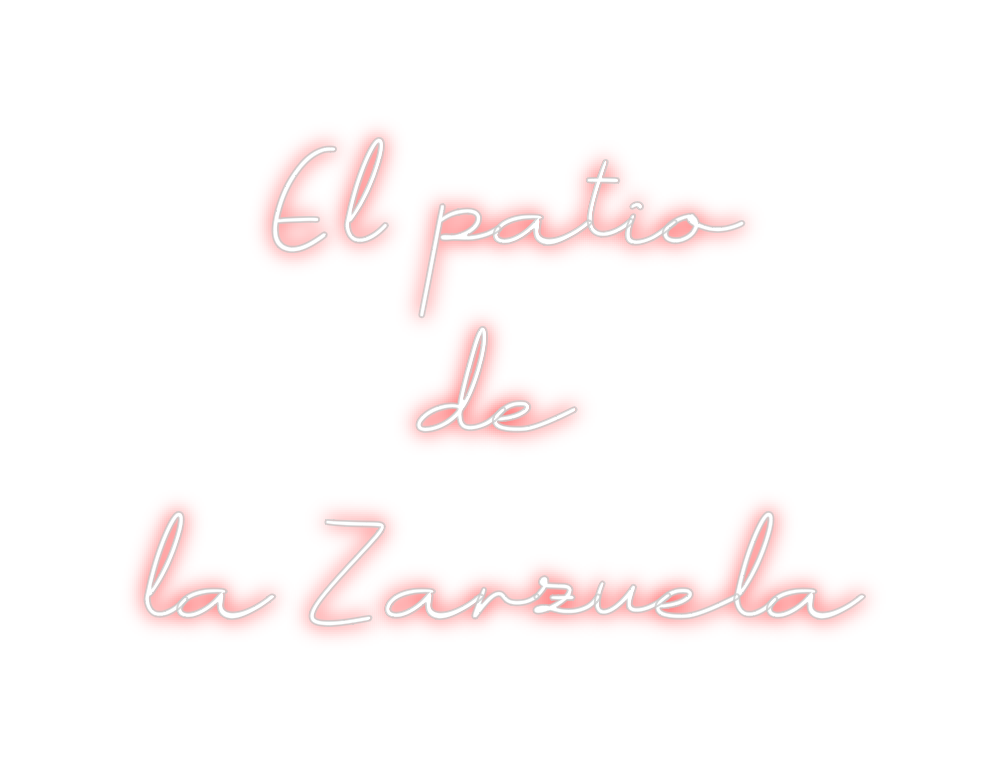 Neon personalizado: El patio
de...