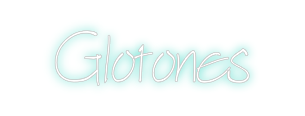 Neon personalizado: Glotones