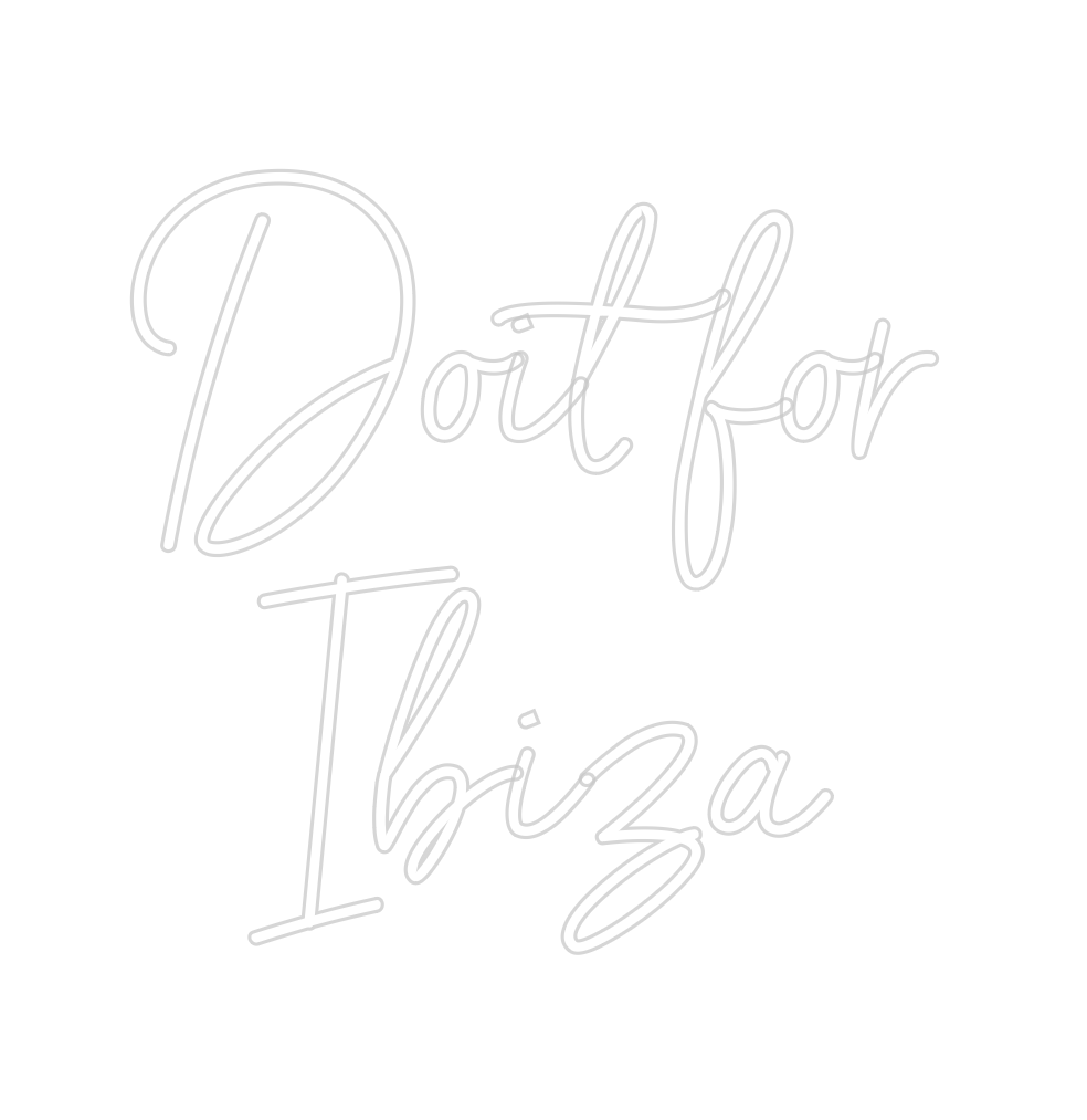 Neon personalizado: Doit for
Ibi...