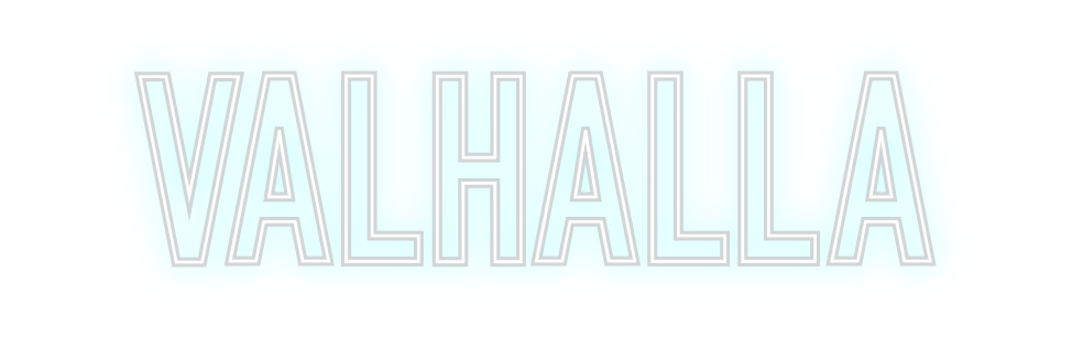 Neon personalizado: Valhalla