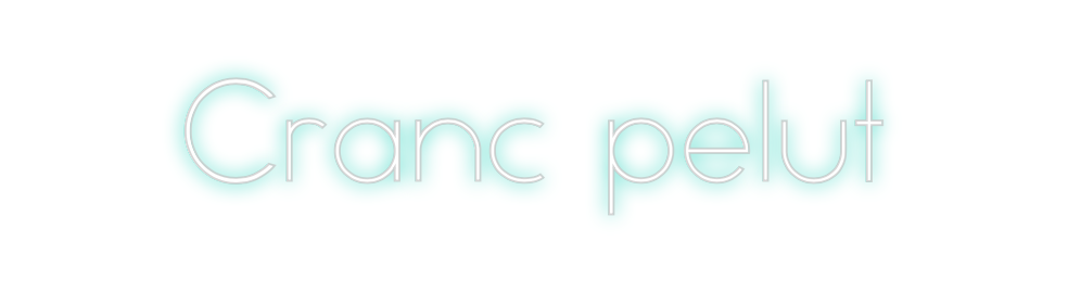 Neon personalizado: Cranc pelut