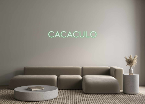 Neon personalizado: CAcaculo