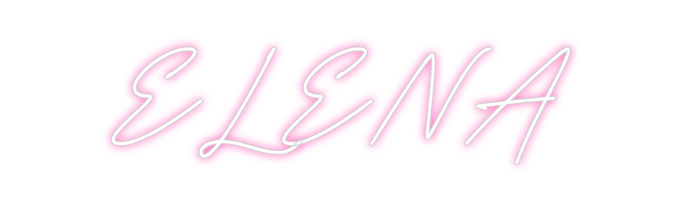 Neon personalizado: ELENA