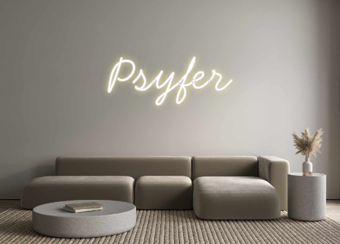Neon personalizado: Psyfer
