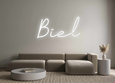 Neon personalizado: Biel
