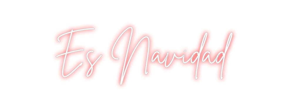 Neon personalizado: Es Navidad