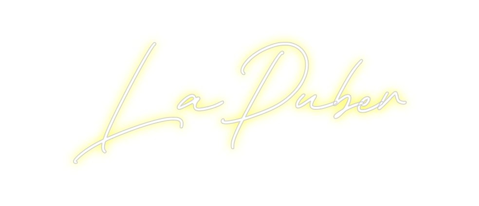 Neon personalizado: La Puber