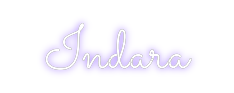 Neon personalizado: Indara