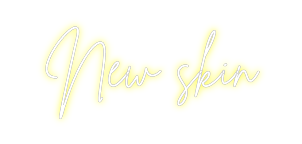 Neon personalizado: New skin