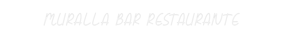 Neon personalizado: MURALLA BAR R...