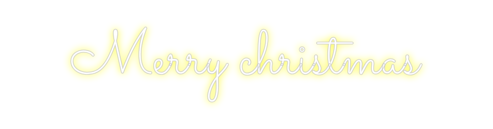 Neon personalizado: Merry christmas