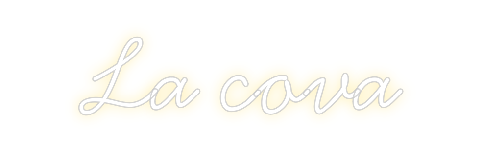 Neon personalizado: La cova