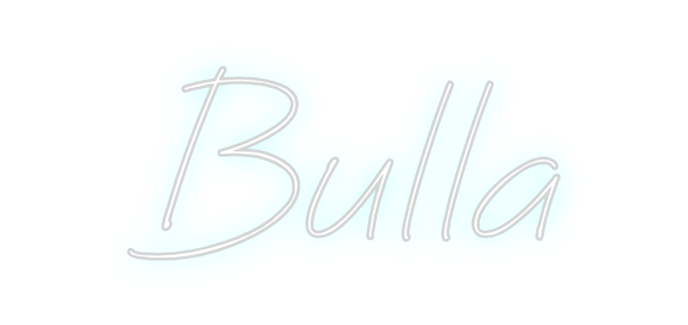 Neon personalizado: Bulla