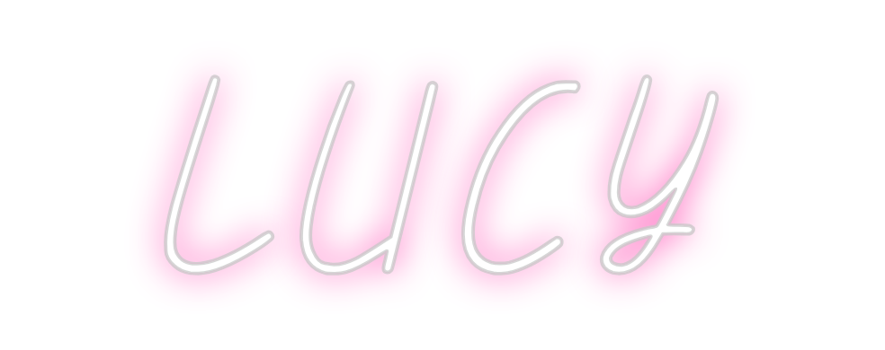 Neon personalizado: LUCY