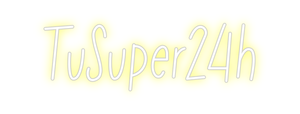 Neon personalizado: TuSuper24h