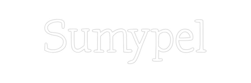 Neon personalizado: Sumypel