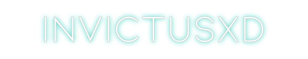 Neon personalizado: InvictusXD