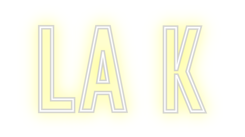 Neon personalizado: La k
