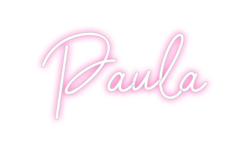Neon personalizado: Paula