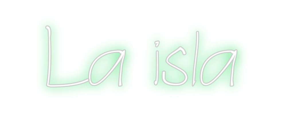Neon personalizado: La isla