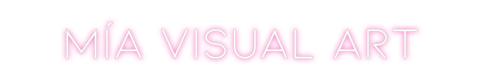 Neon personalizado: mía visual art