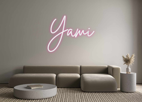 Neon personalizado: Yami
