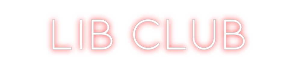Neon personalizado: LIb Club