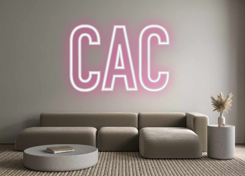 Neon personalizado: CAC